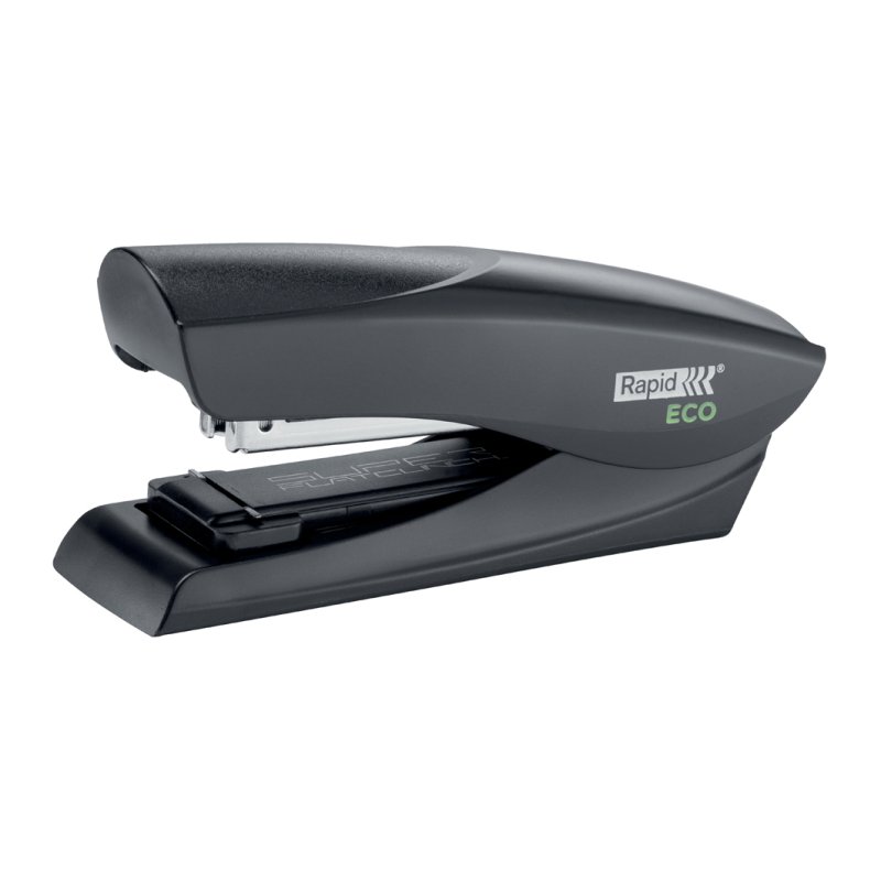 Rapid nietmachine ECO vlak, inlegdiepte 55 mm, zwart