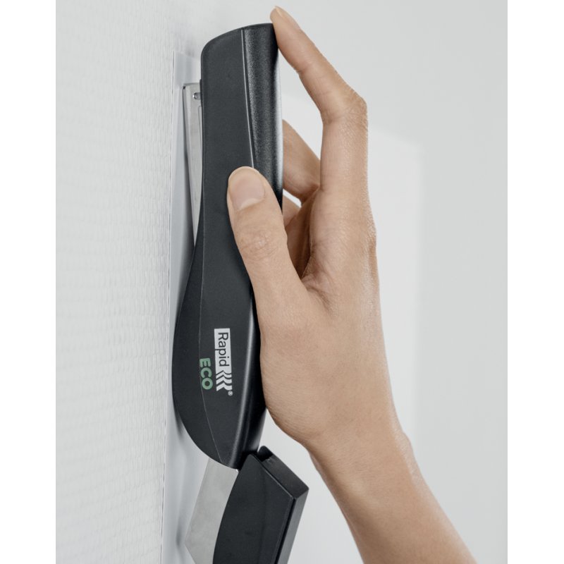 Rapid nietmachine ECO plat hechtend, inlegdiepte 70mm, zwart