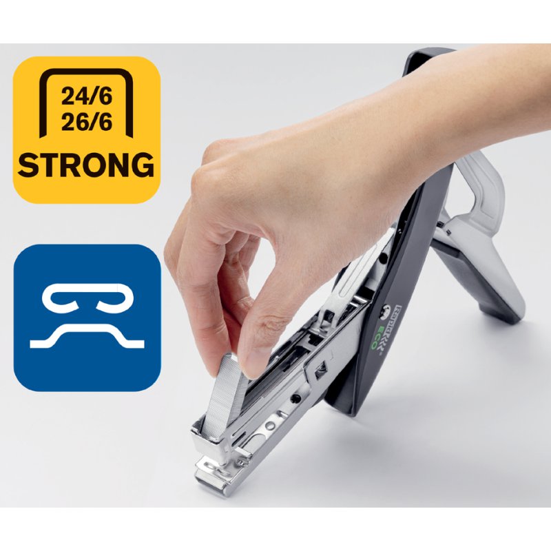 Rapid ECO nietmachine, nietcapaciteit 20 vel, zwart