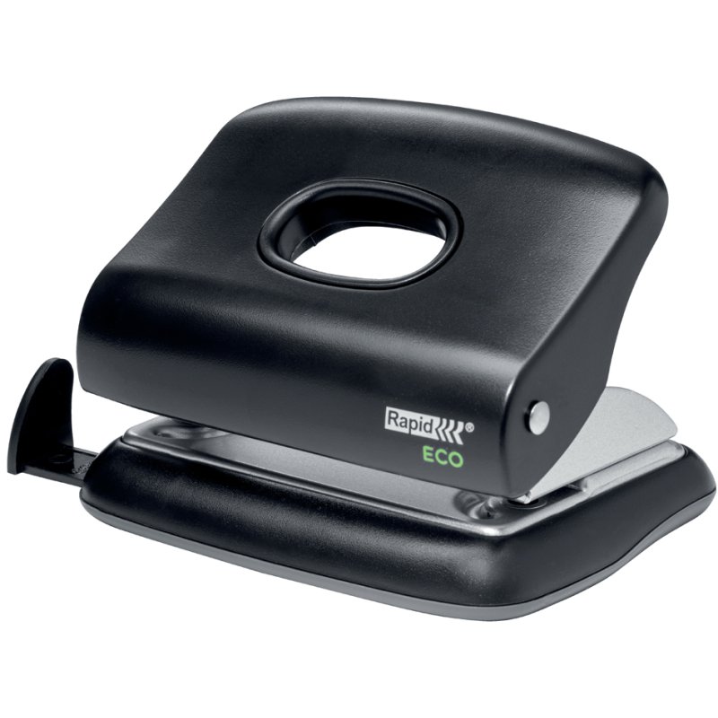 Rapid perforator ECO, perforatiecapaciteit 20 vel, zwart