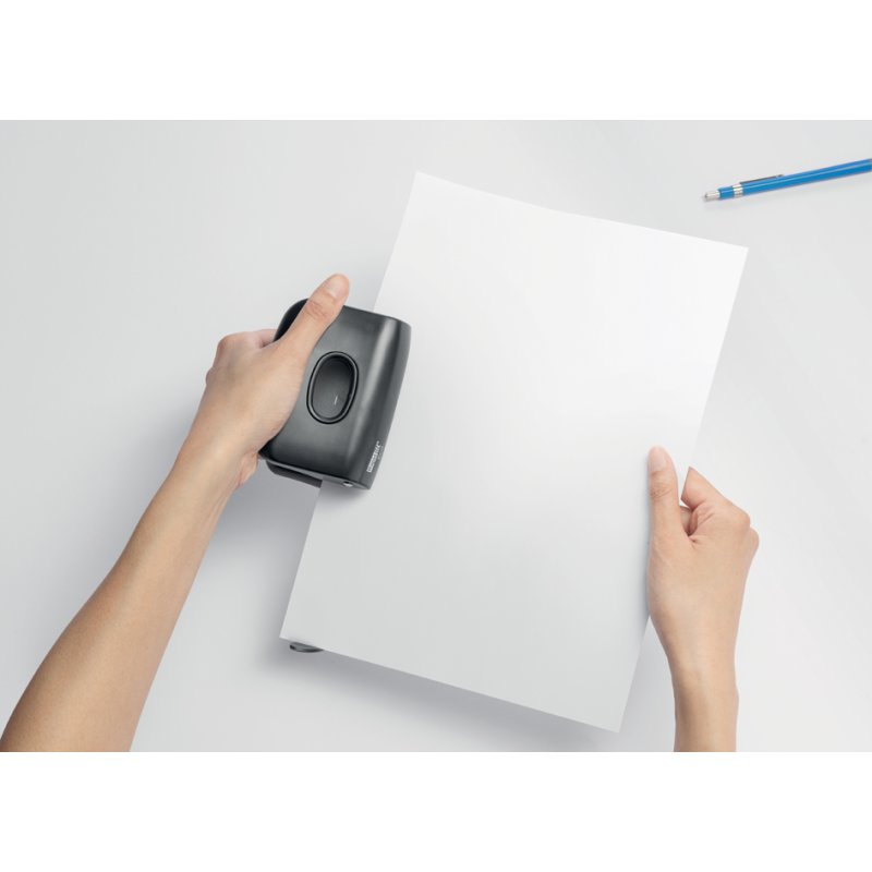 Rapid perforator ECO, perforatiecapaciteit 20 vel, zwart