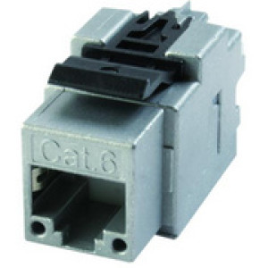 Afgeschermde module categorie 6A (diepte) met T568B-bedrading.
