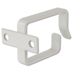 Stalen kabelbundelklem, 44 x 60 mm, lichtgrijs