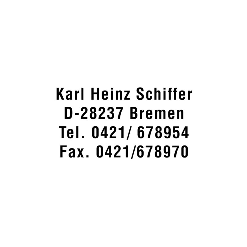 Tekststempelmachine Printy 4911 4.0, zwart