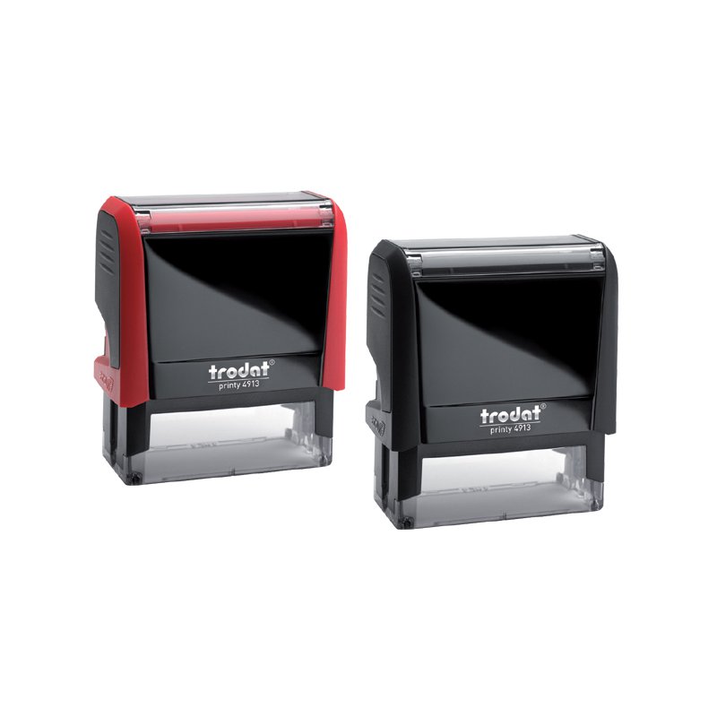 Tekststempelmachine Printy 4913 4.0, rood