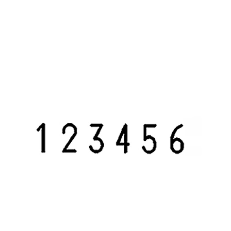 REINER Pagineeerstempel B6, cijferhoogte 5,5 mm