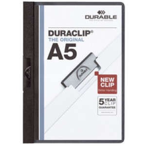 DURABLE klemmap DURACLIP A5 zwart
