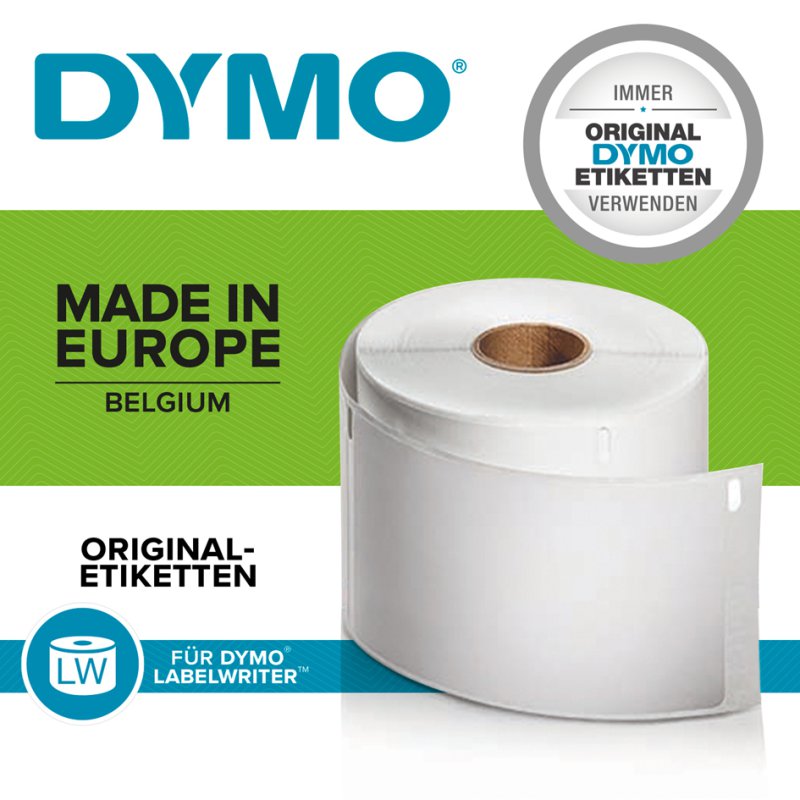 DYMO LabelWriter adresetiketten, 89 x 28 mm, wit