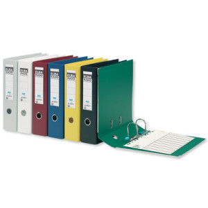 ELBA ordner rado plast, rugbreedte 80 mm, blauw