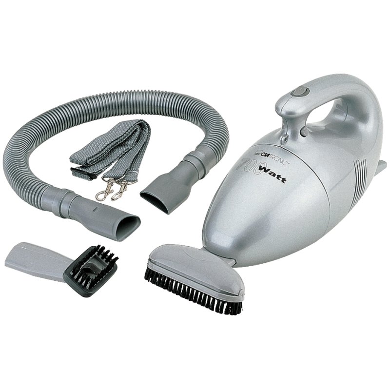 CLATRONIC handstofzuiger HS 2631, zilver/grijs
