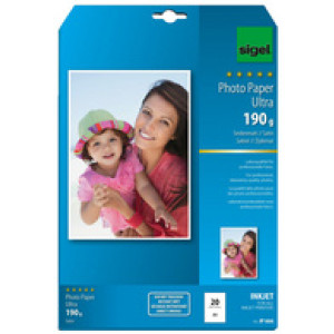 Sigel Ultra fotopapier A4 zijdematte inkjetprinter 260g/m² 20 vel