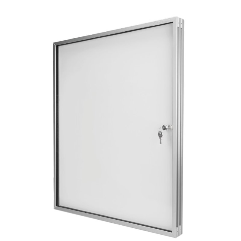 magnetoplan vitrinekast SP, 6 x DIN A4, afsluitbaar, wit