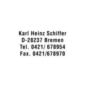 Draagbare handstempelmachine Printy 9411, blauw