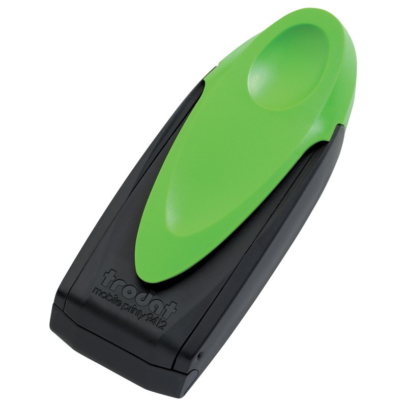 Mobiele zakkenstempel Printy 9412, groen
