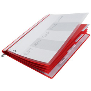 Personneel-hangmappenset voor DIN A4, rood.