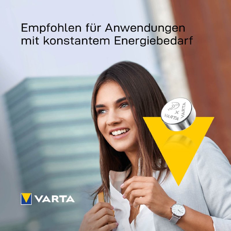 VARTA knoopcel batterij zilveroxide SR44 1,55V
