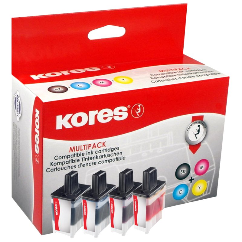 Kores Multi-Pack Inkt G1537KIT vervangt Brother LC-3219XL