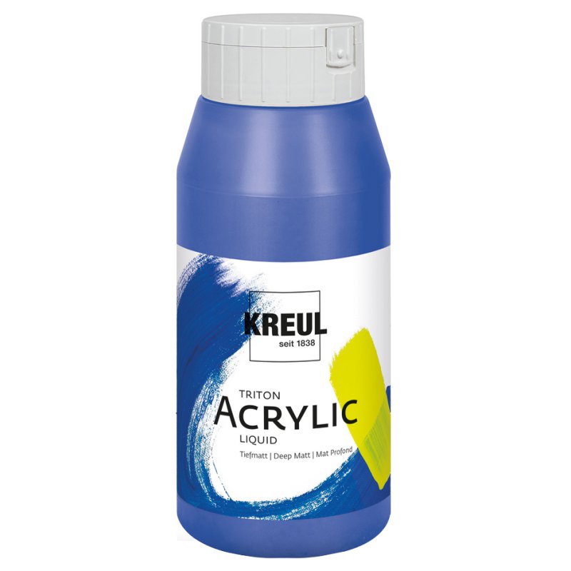 KREUL Acryllak Triton Acrylic Liquid, permanent groen, 750 ml