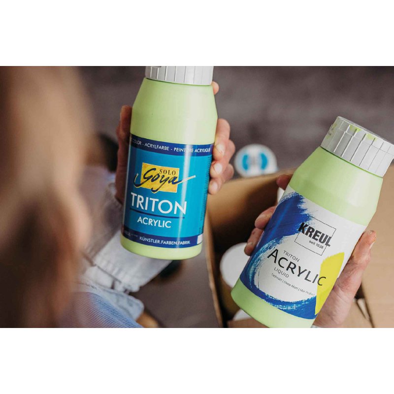KREUL Acryllak Triton Acrylic Liquid, permanent groen, 750 ml