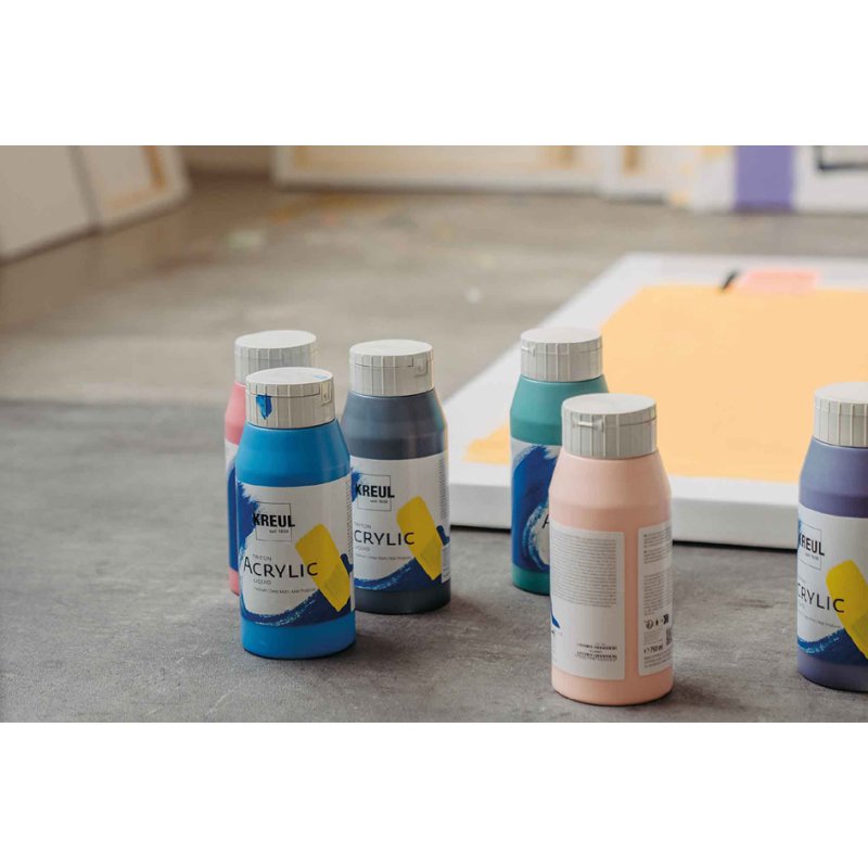 KREUL Acryllak Triton Acrylic Liquid, permanent groen, 750 ml