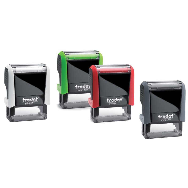 Tekststempelmachine 4911 'Printy 4.0', appel groen.