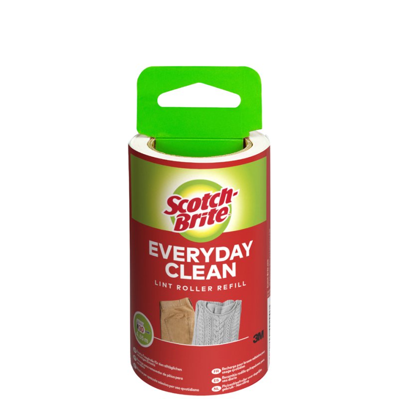 Scotch Brite pluizenroller Everyday Clean, 56 vel, ergonomische grip
