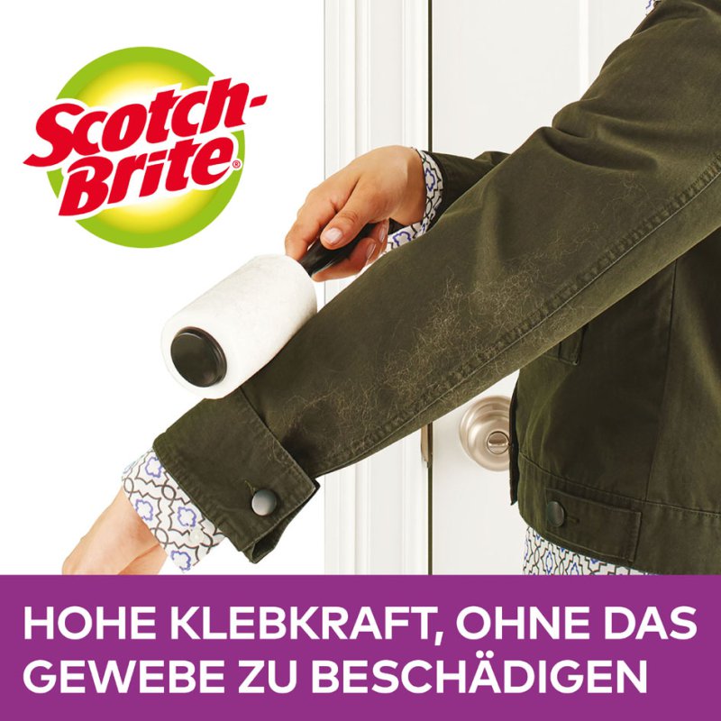 Scotch Brite pluizenroller Everyday Clean, 56 vel, ergonomische grip