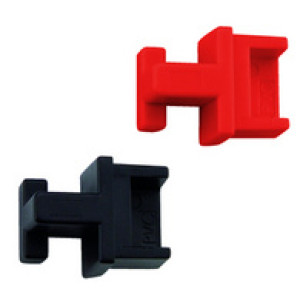 RJ45 stofdopje, zwart