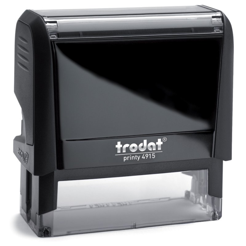 Tekststempelmachine Printy 4915 4.0, 7-regelig, zwart