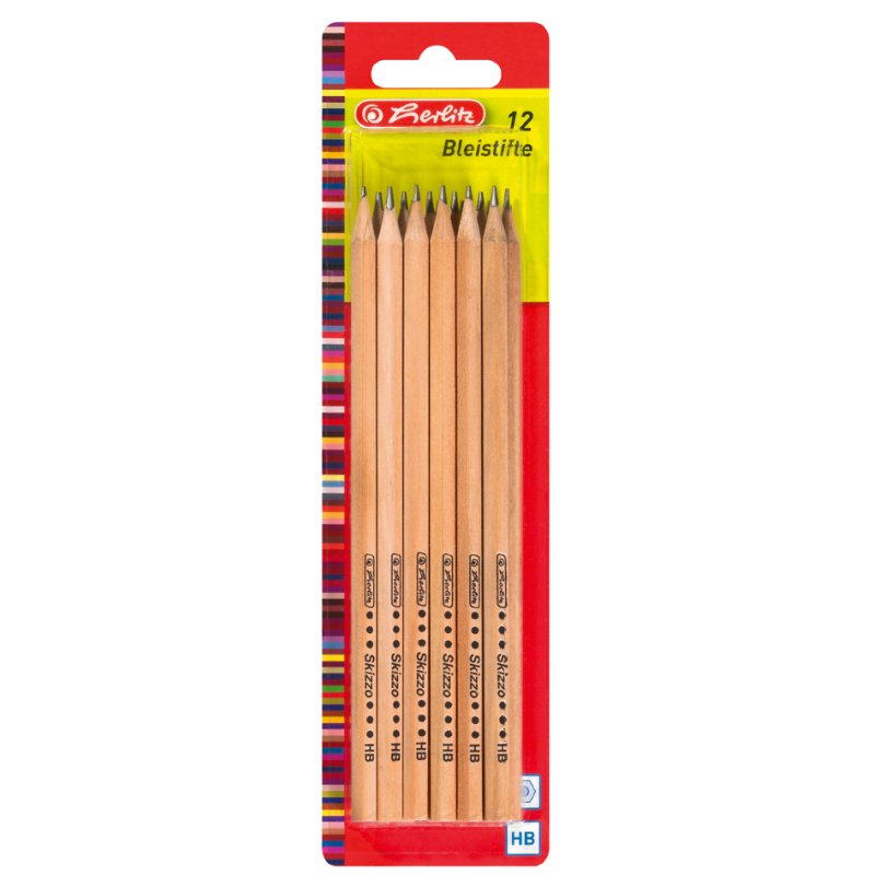 Natuurlijke zeshoekige potlood HB hardheid