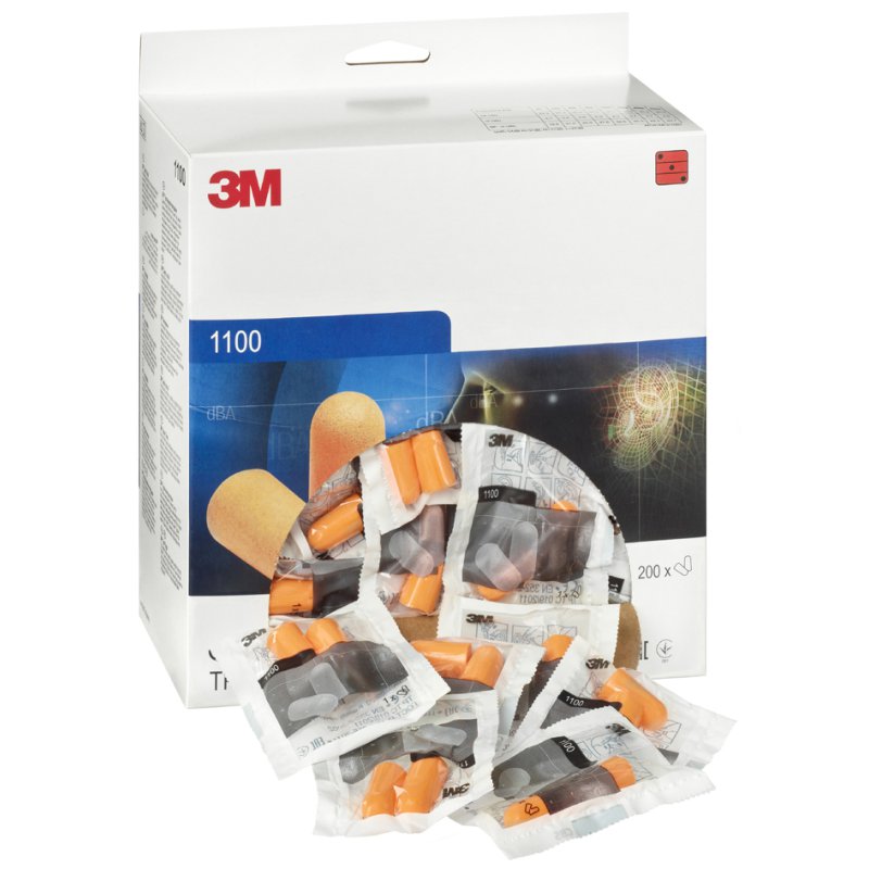 3M Wegwerp oordoppen 1100, in dispenserdoos