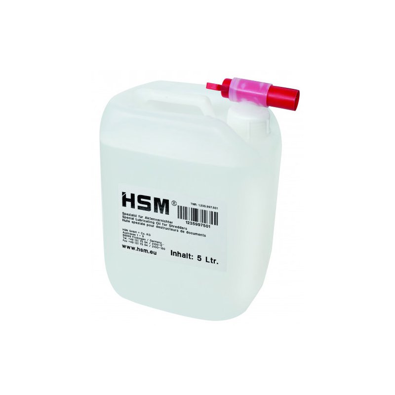 HSM papiervernietiger olie, 250 ml fles