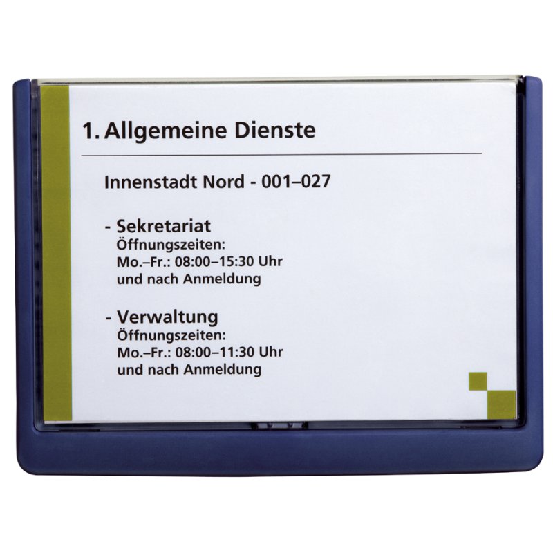 DURABLE deurbordje CLICK SIGN A5 grafiet