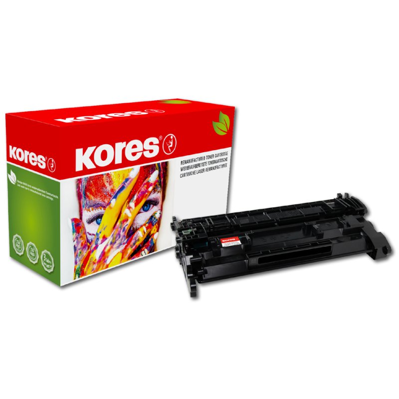 Kores Toner zwart, vervangt HP CE255A/Canon 724