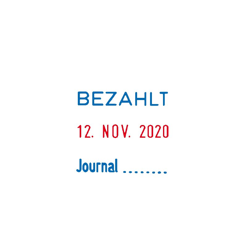 Datumstempel voor opbouw op statief 'Doe-Het-Zelf Sets 2160/RL'