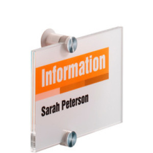 DURABLE deurbordje CRYSTAL SIGN, 148 x 105 mm