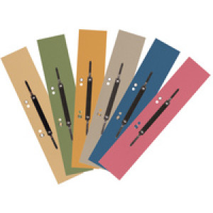 ELBA hechtstroken van manilakarton voor A4, rood