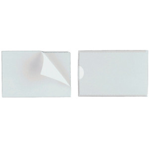 DURABLE zelfklevende hoezen POCKETFIX, 74 x 43 mm