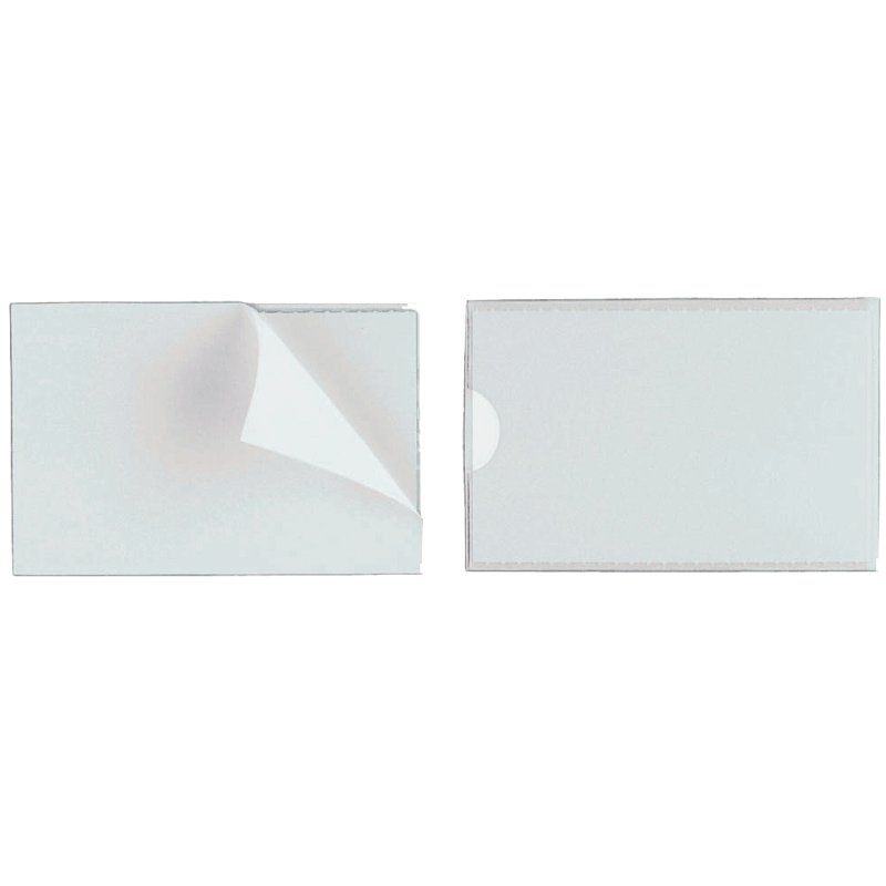 DURABLE zelfklevende documenthoesjes POCKETFIX 100x30mm transparant