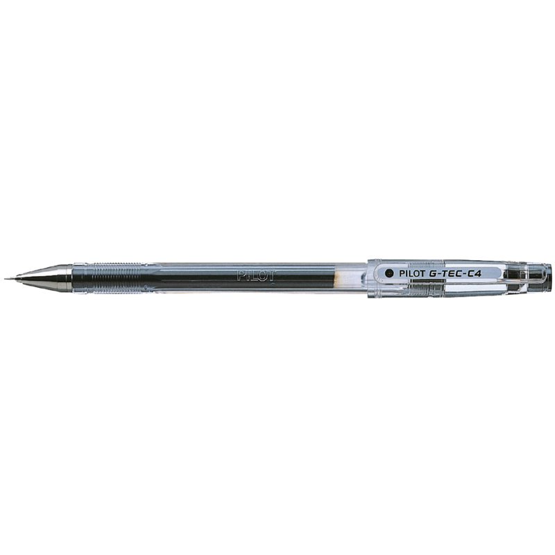 Pilot Gelroller G-TEC-C4, zwart, lijndikte: 0,2 mm