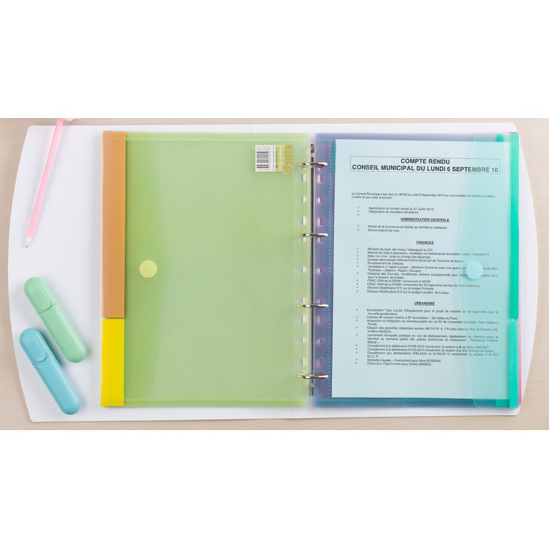 Documentenmap DIN A4, met perforatierand