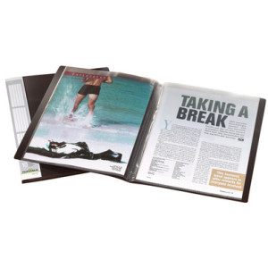 DURABLE ringband met 20 uitneembare hoezen, A4, zwart