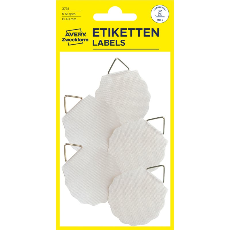 AVERY Zweckform - Fotohangers - Diameter: 30 mm - Kleur: Wit
