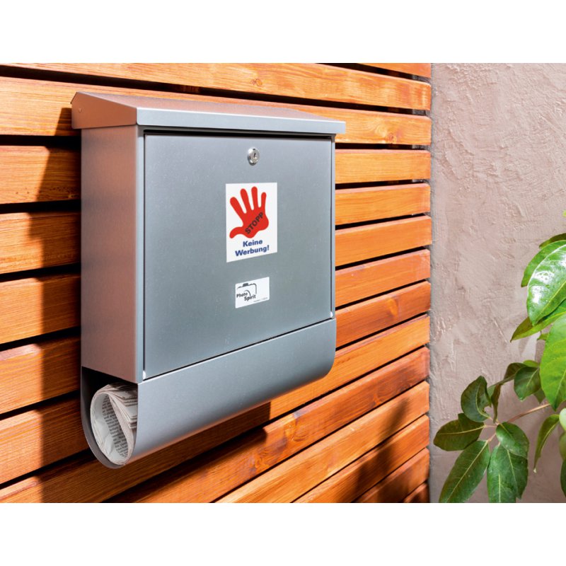 Waarschuwingsetiket 'Geen reclame'