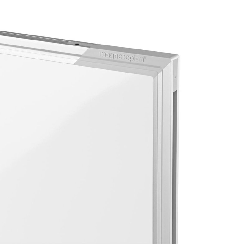 magnetoplan whiteboard ferroscript, mobiel dubbelzijdig, 180 x 120 cm, magnethaftend