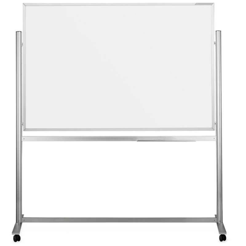 magnetoplan whiteboard 150x100, mobiel, dubbelzijdig, magnethaftend
