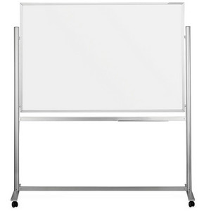 magnetoplan ferroscript whiteboard, mobiel, dubbelzijdig, 180 x 120 cm