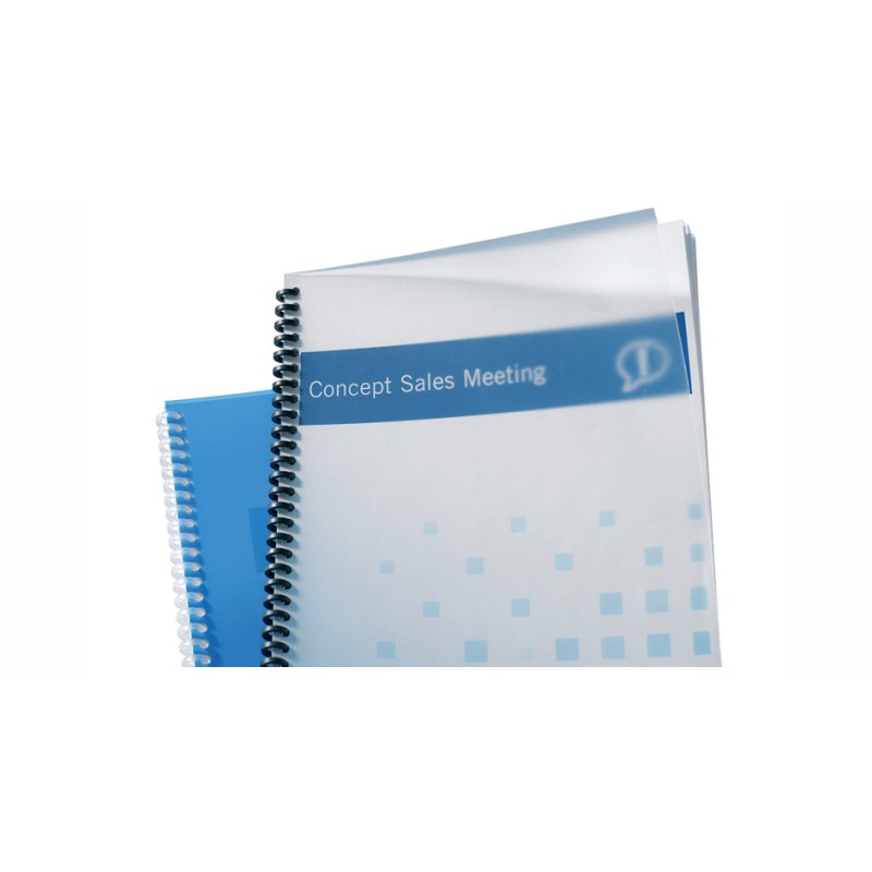 GBC inbandkaften PolyCoverView A4, PP, 0,50 mm, transparant mat