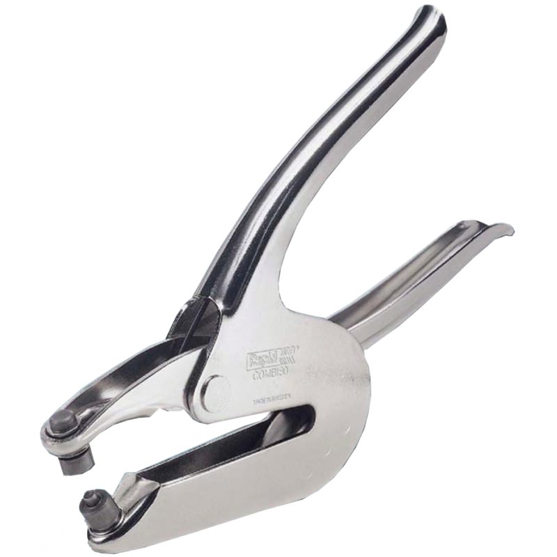 Rapid niettang Combi 80/300, hefcapaciteit 12 vel, chroom