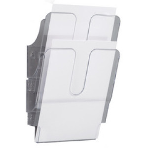 Muurbrochurehouder 'FLEXIPLUS 2', A5, 2 vakken